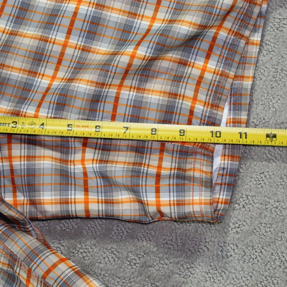 North Face Men's Size 32 Orange and Grey Swim Trunks